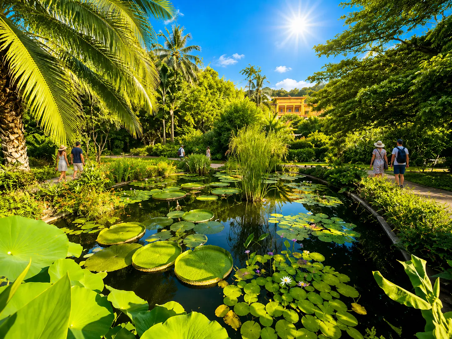 Jardin Val Rahmeh de Menton avec ses collections de plantes tropicales et méditerranéennes